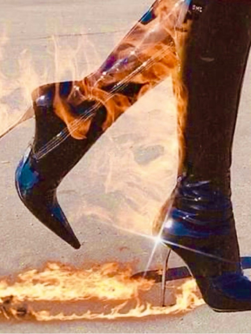 Flame Thrower - Over-the-Knee Boots